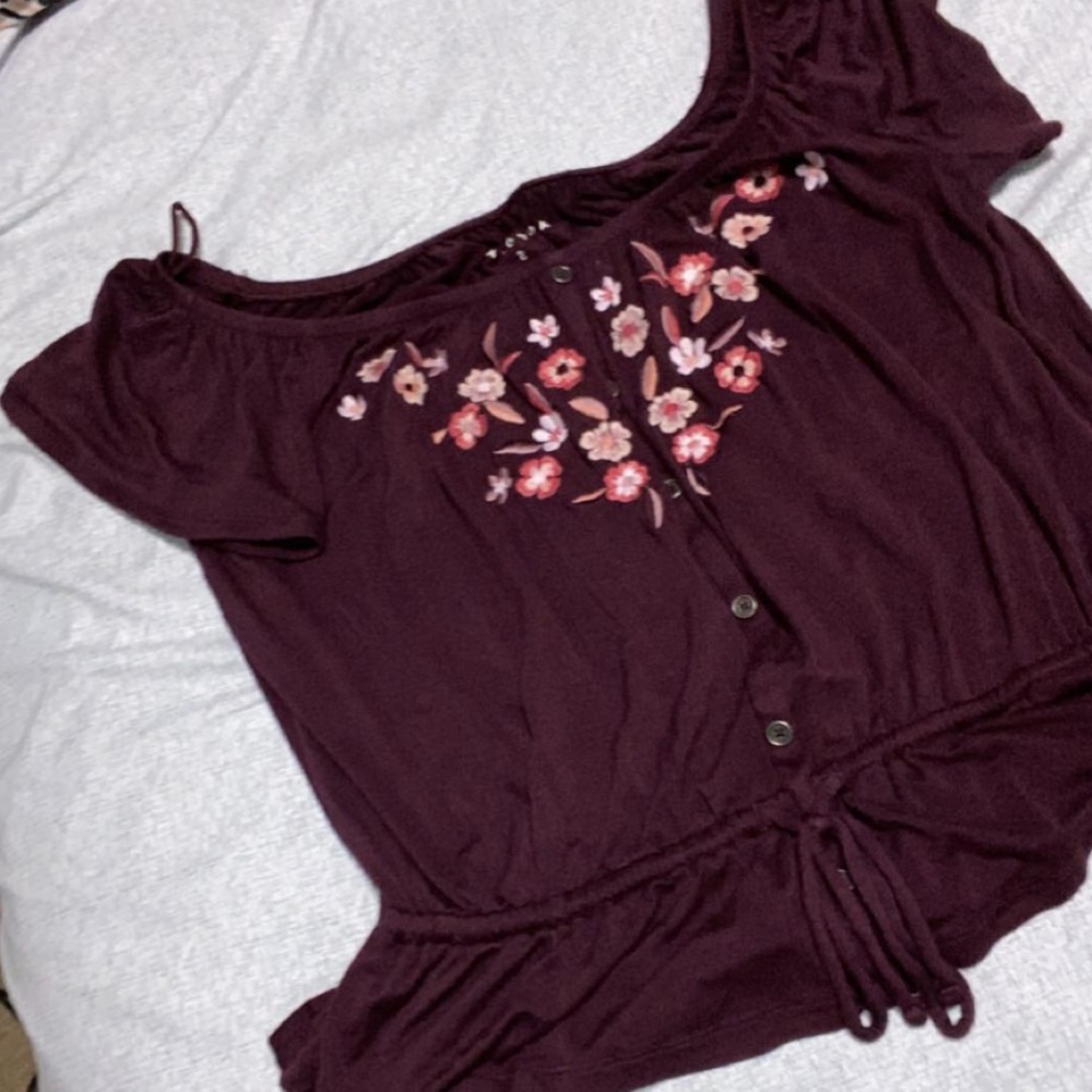 Off the shoulder shirt